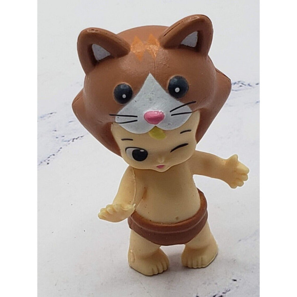 TWOZIES Baby Figures Dressed As Animals Moose Toys Lot Of 2 Cat And Donkey 2” - Picture 2 of 15